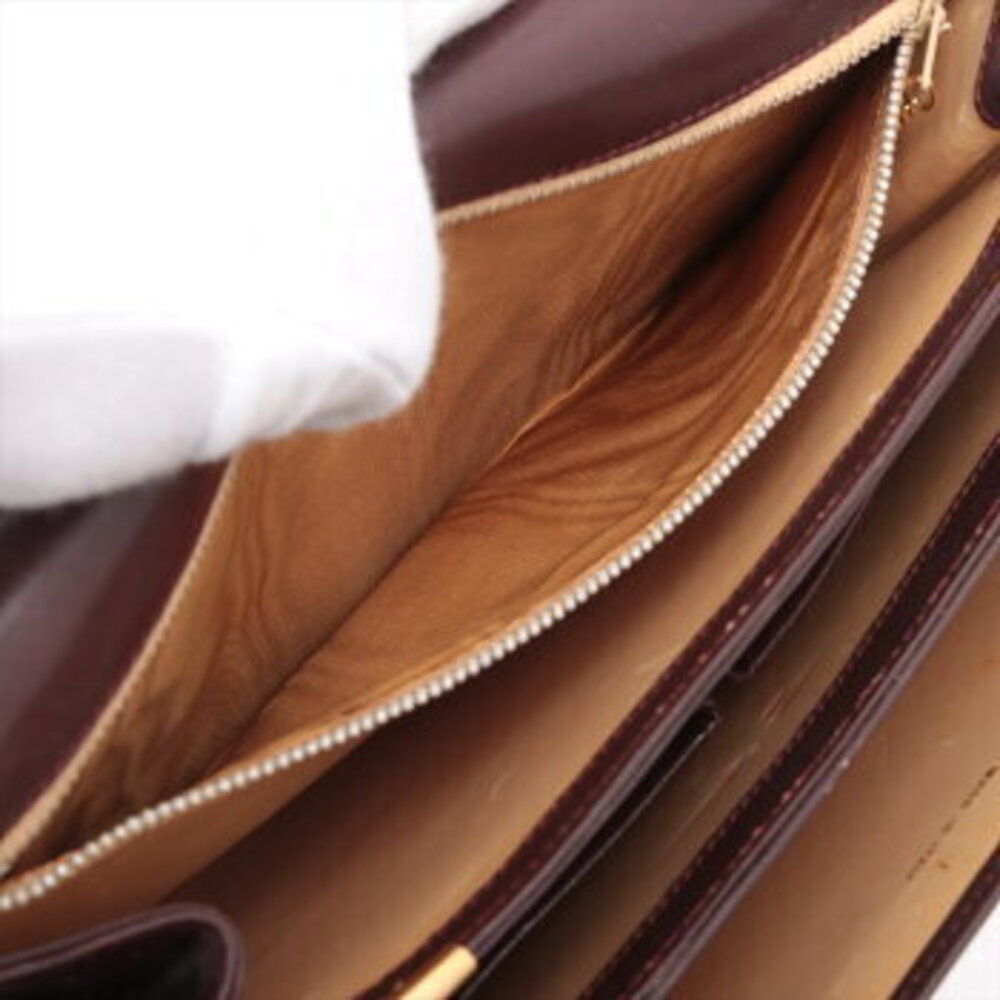 Celine carriage hardware Burgundy Red leather shoulder bag crossbody - Picture 11 of 13